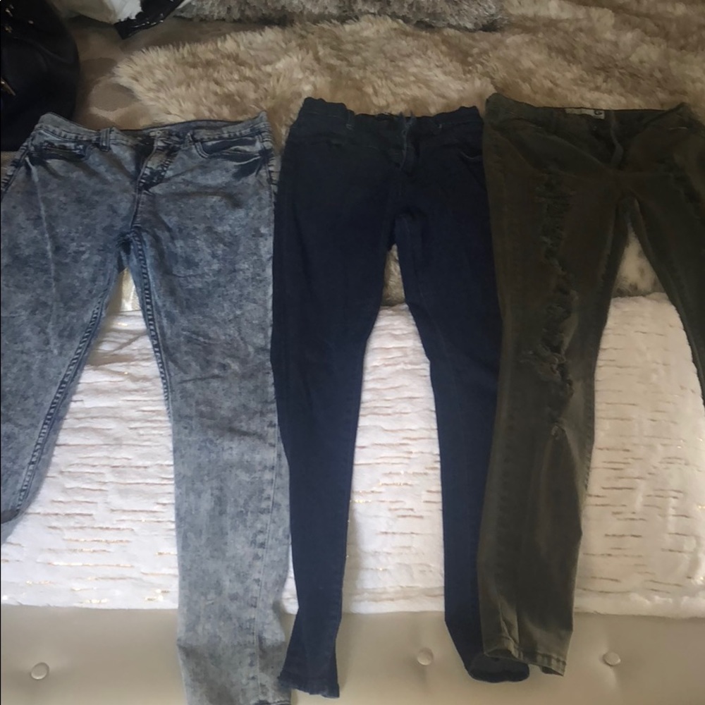 High wasted jeans